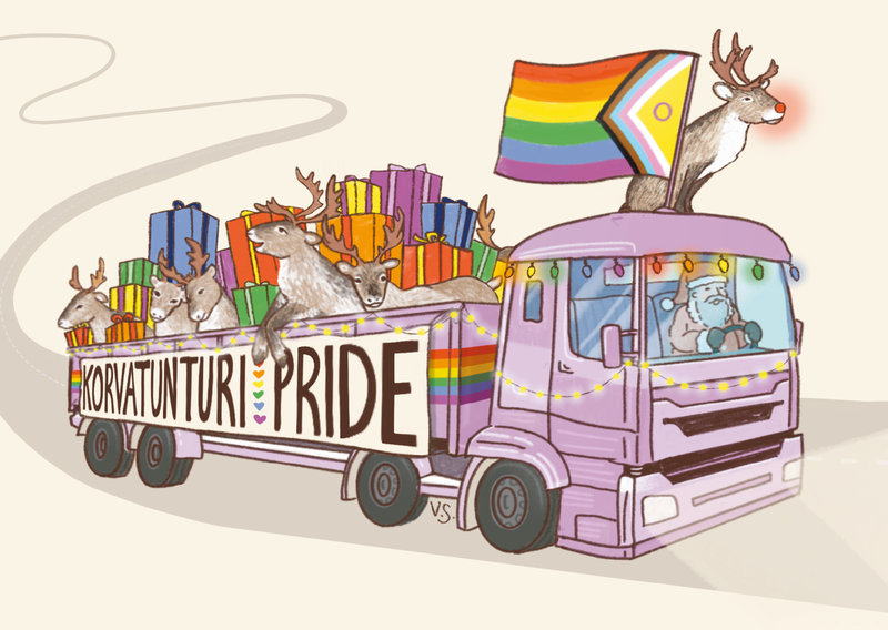 Joulupuu Postikortti