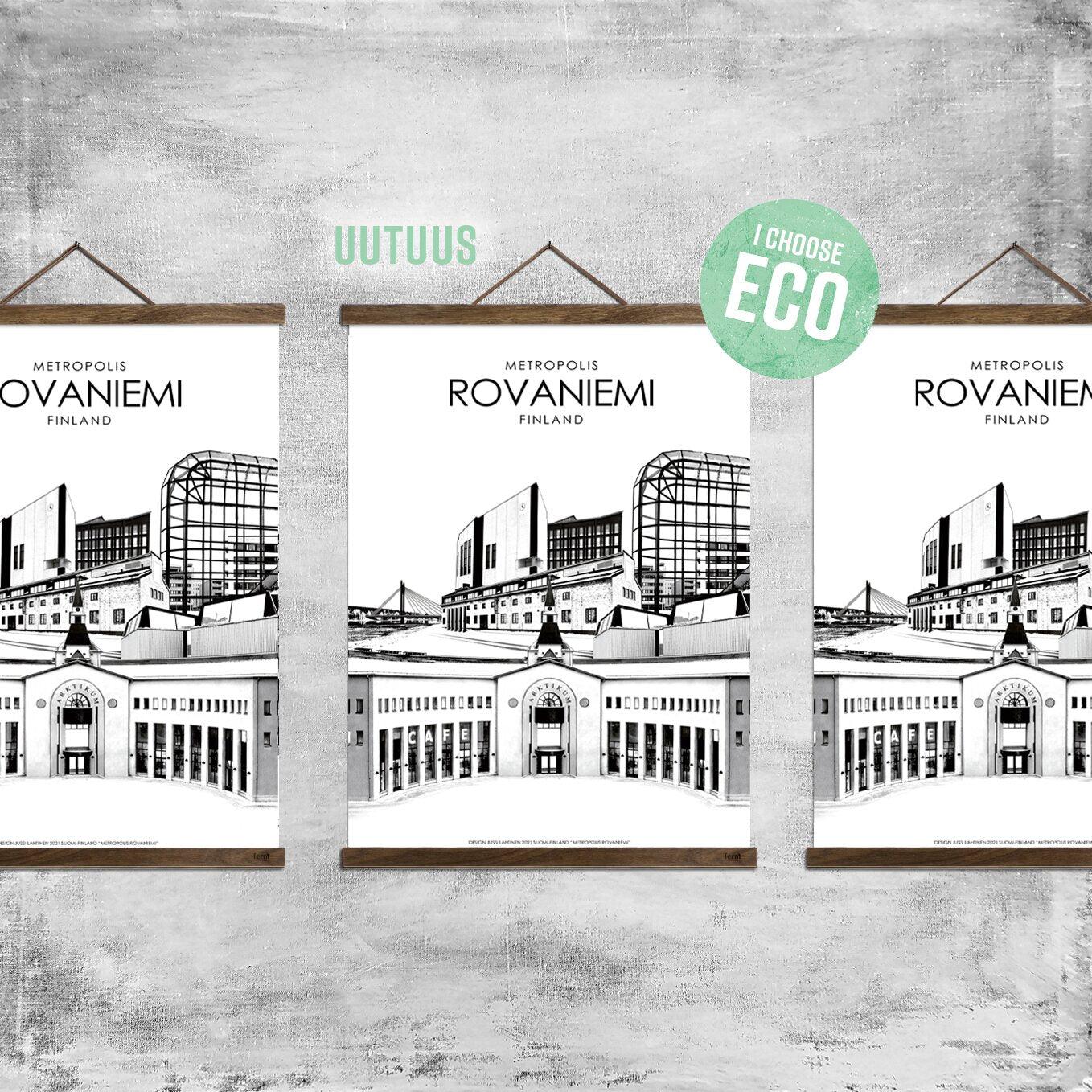 Rovaniemi Juliste 30x40