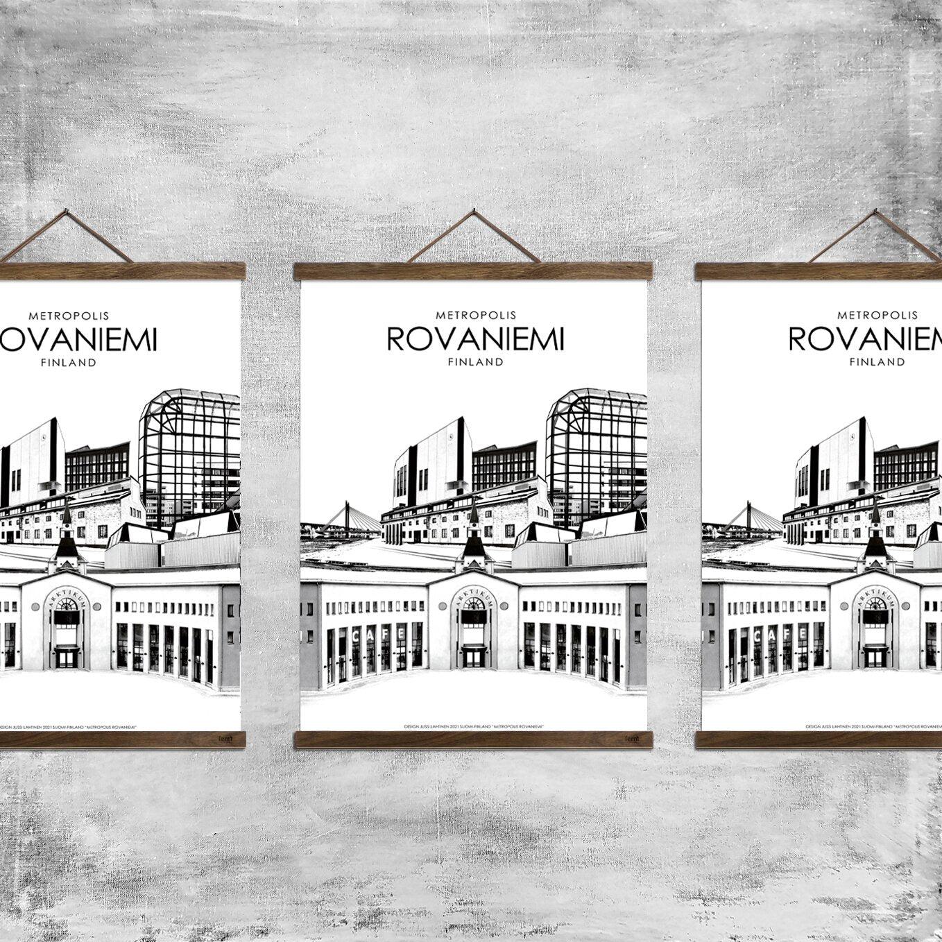 Rovaniemi Juliste 30x40