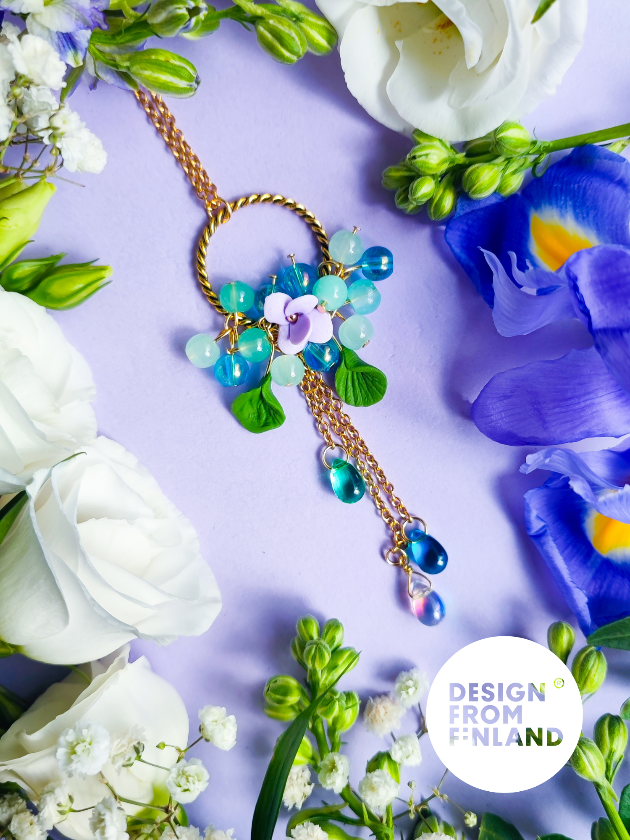 Lehto-orvokki-kaulakoru