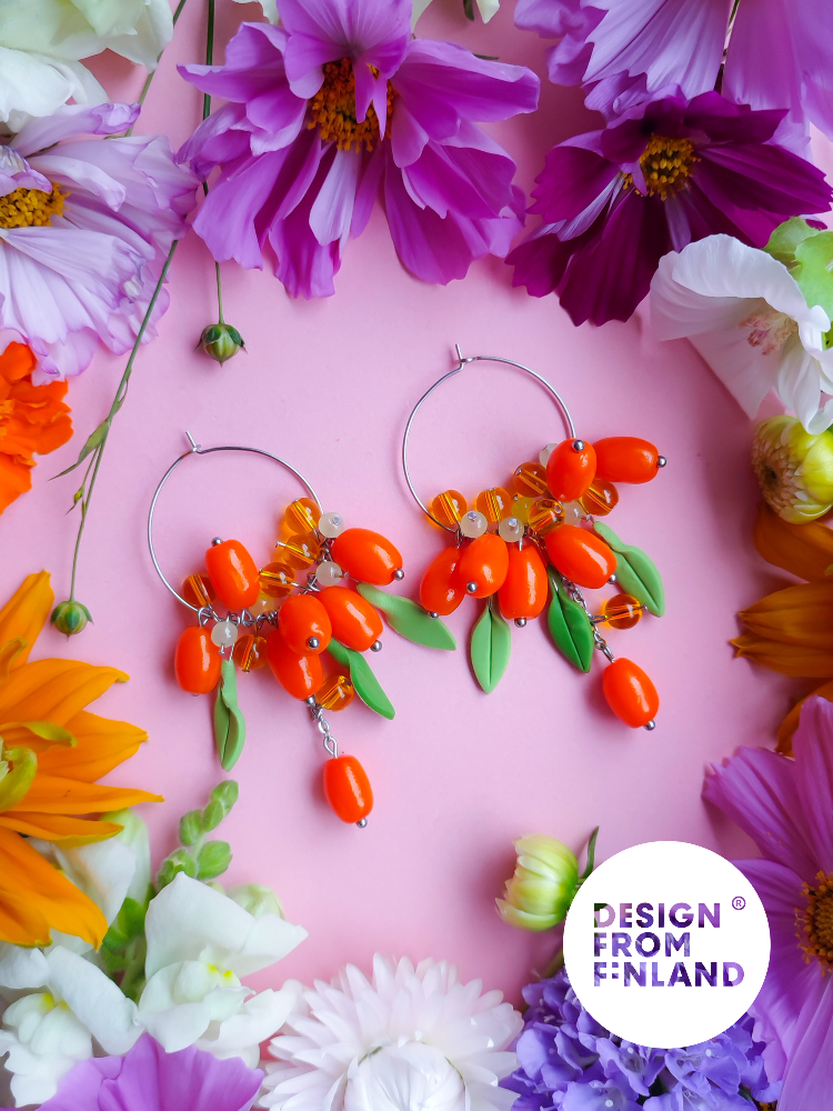 Tyrni-rengaskorvakorut