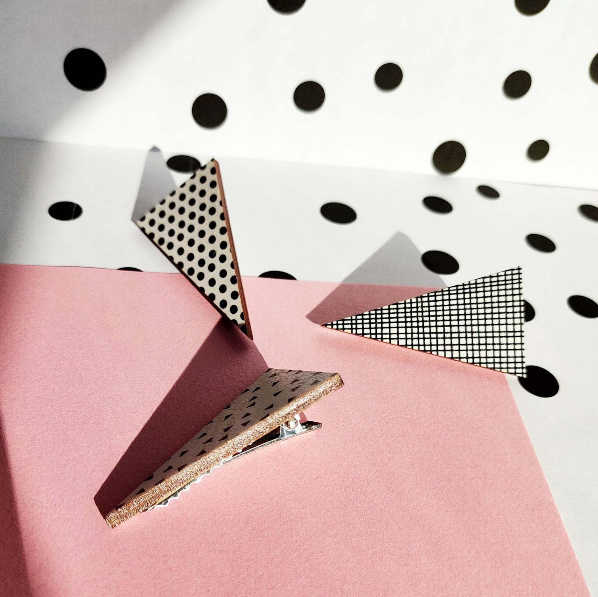 Croquet Triangle Hair clip