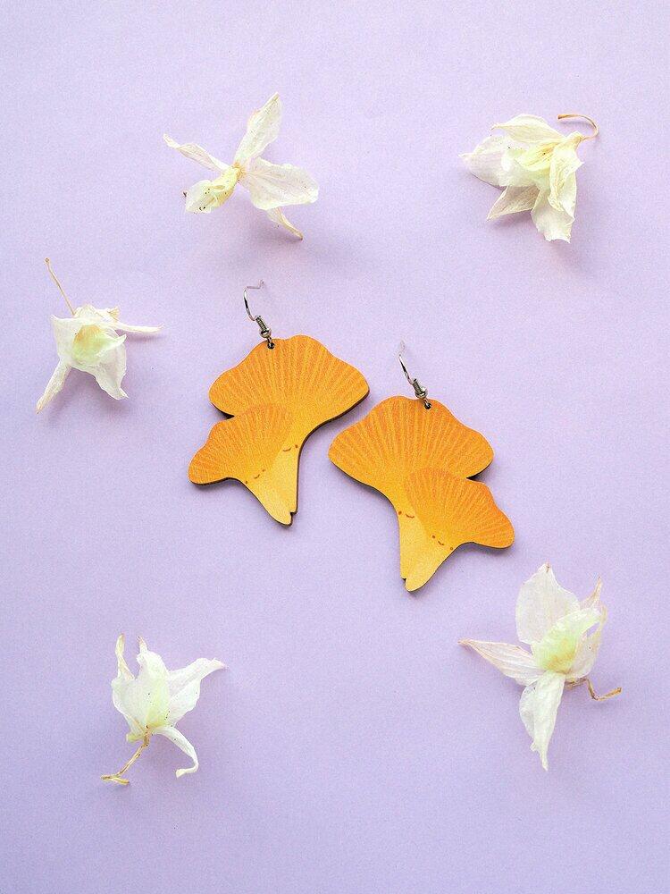 Chanterelle Earrings