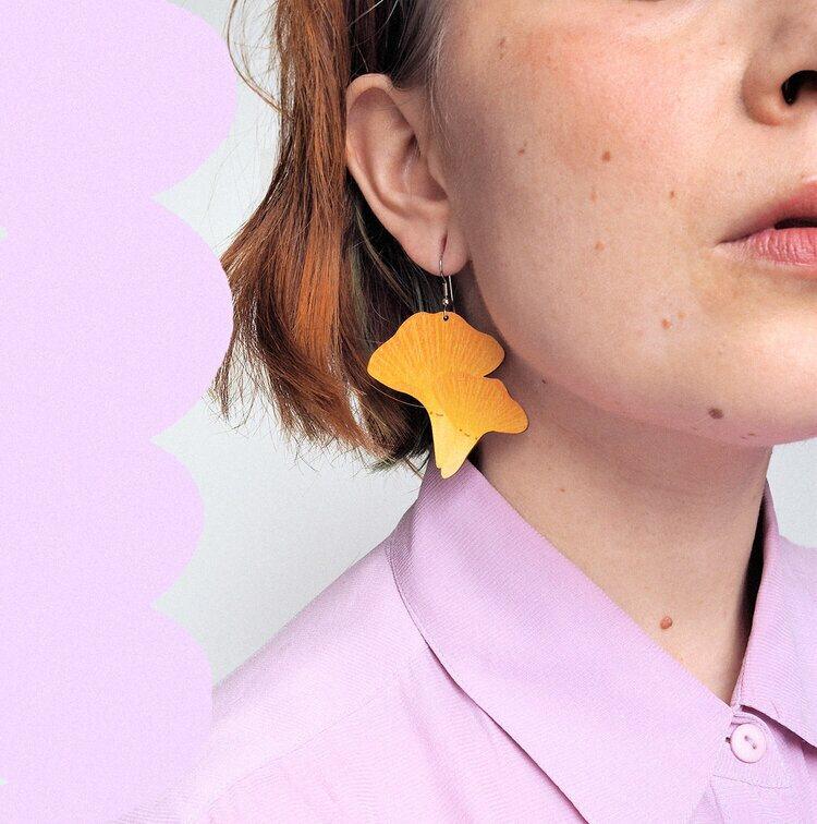Chanterelle Earrings