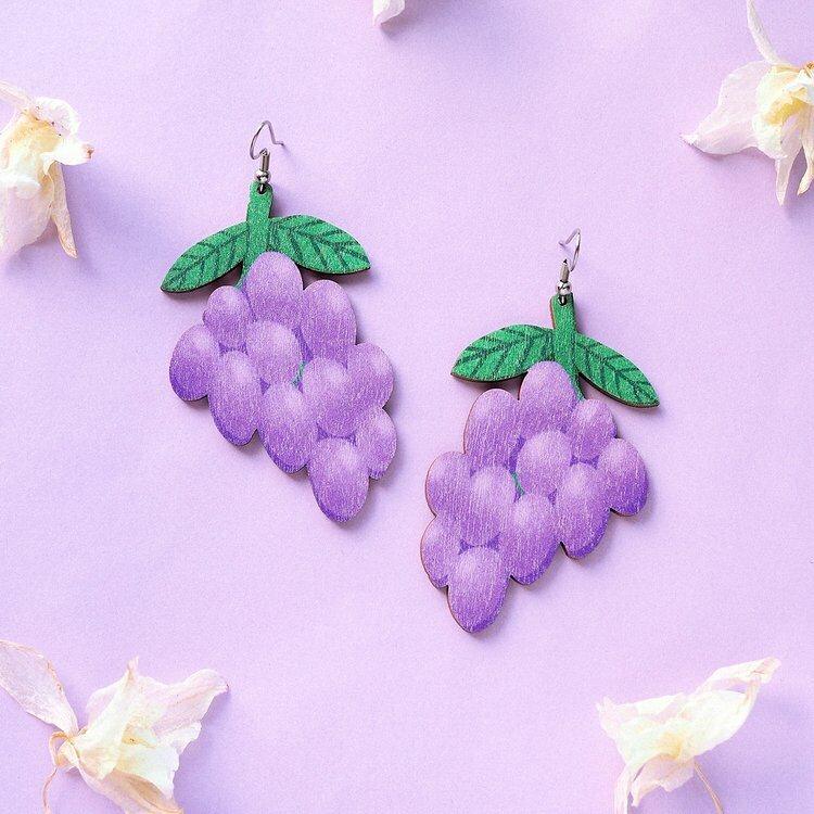 Grape Earrings