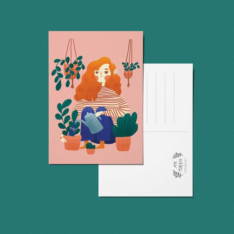 Taking Care Postcard