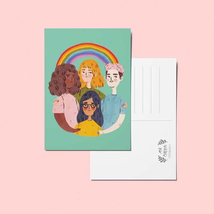 Pride Mint Postcard