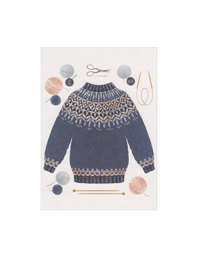 100% Villaa -postikortti