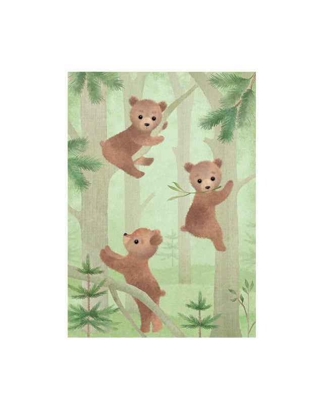 Leikkisät -postikortti