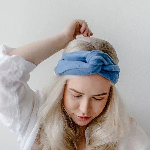 Moldable Turban Band, Velour