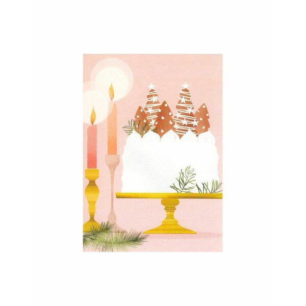 Piparkakkumetsä -postikortti