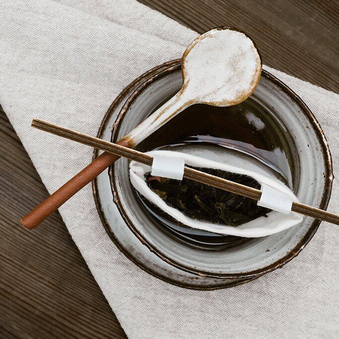 Kesto tea bags 2 pcs + holder stick