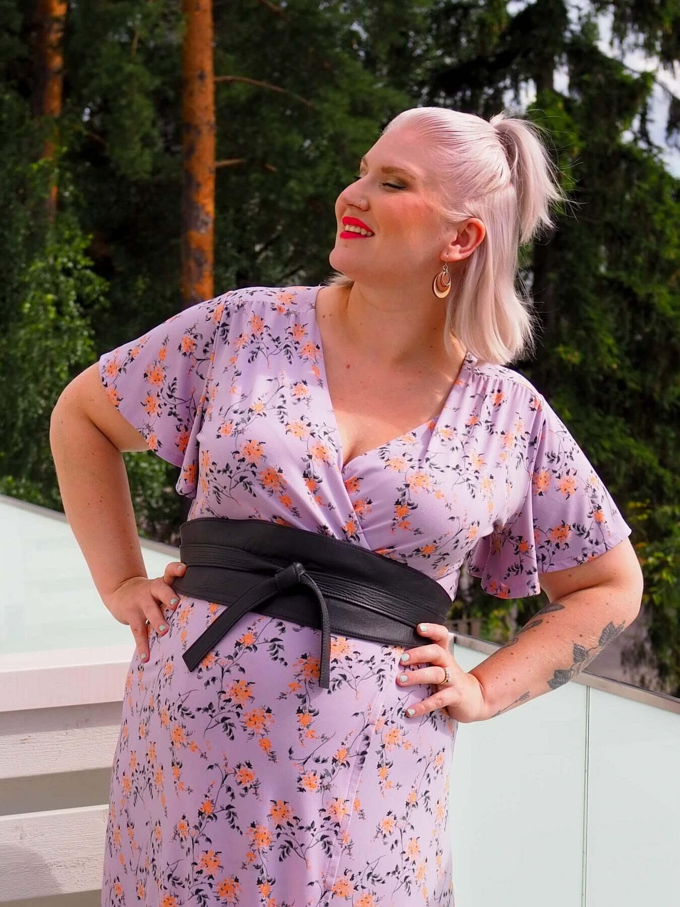 Leveä Kietaisuvyö 240cm, Musta