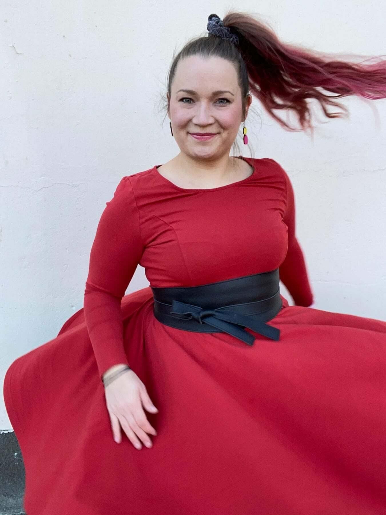 Leveä Kietaisuvyö 240cm, Musta