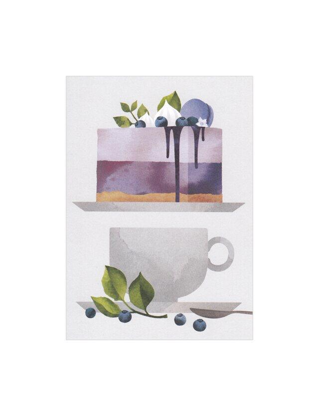 Mustikkaleivos -postikortti