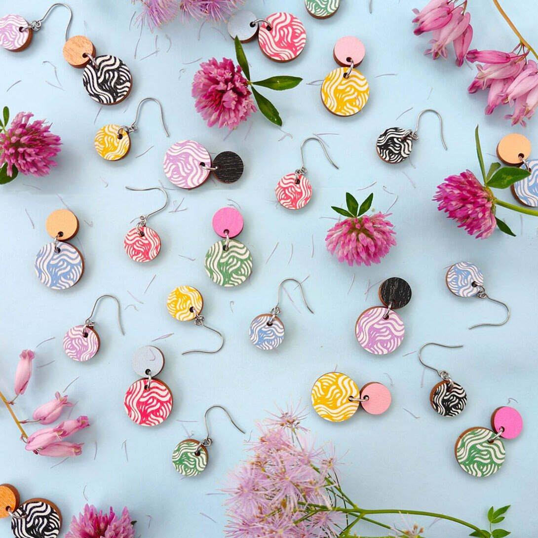 Aallokko Color Korvakorut