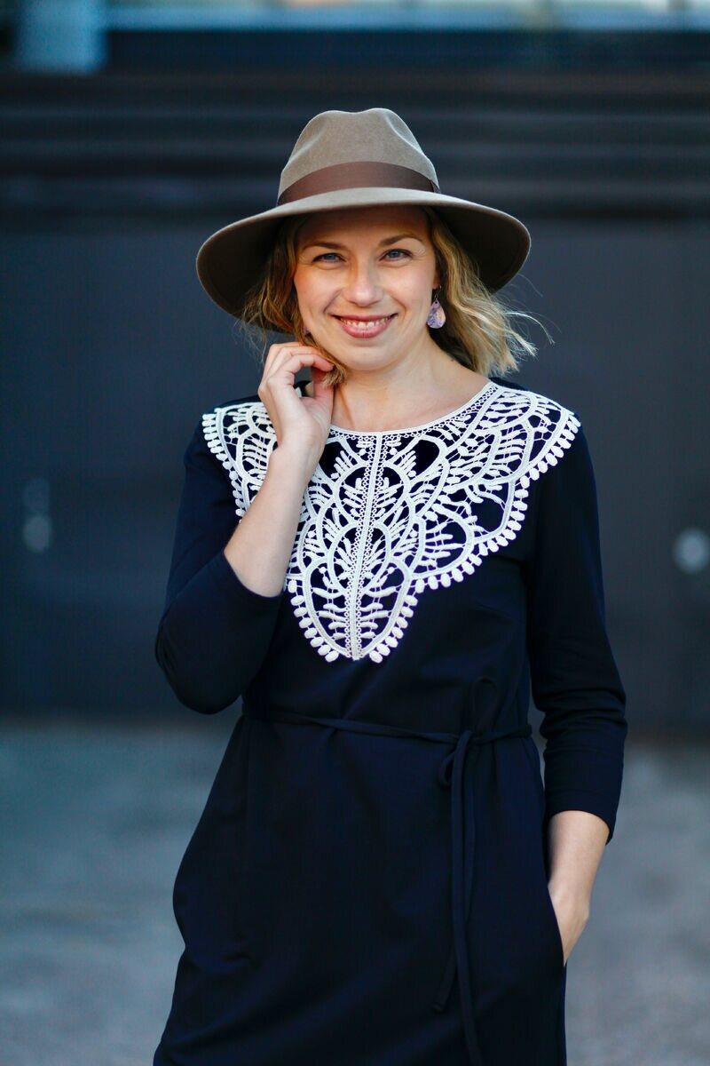 Elise - dress, black