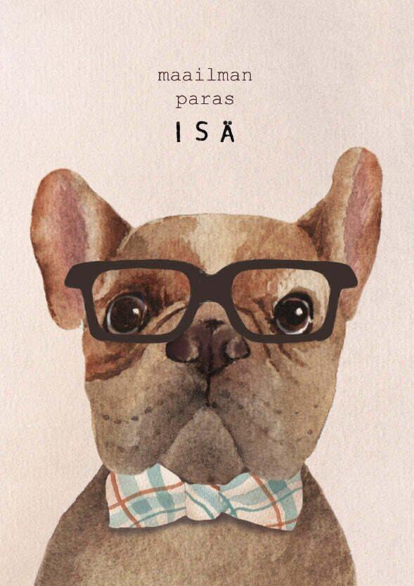 Henna Adel - Koira, "Maailman paras isä", 2-osainen Kortti