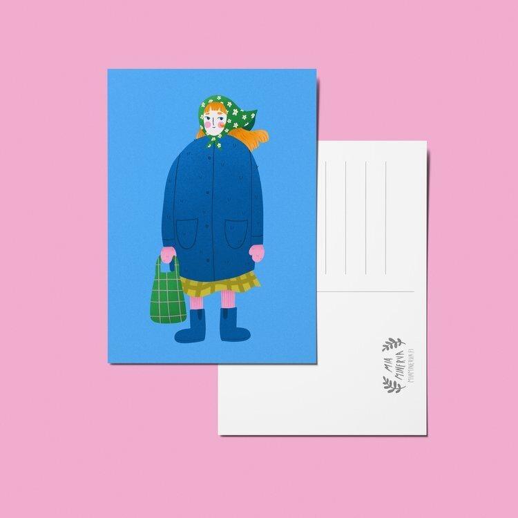 Windy Postcard