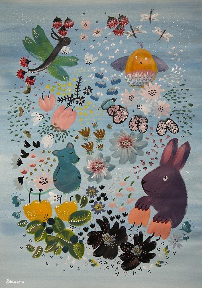 Hide and Seek Postikortti