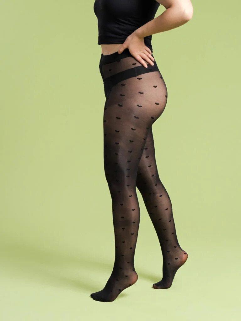 The 3D Pantyhose, 20den HEARTS (1pc pack)