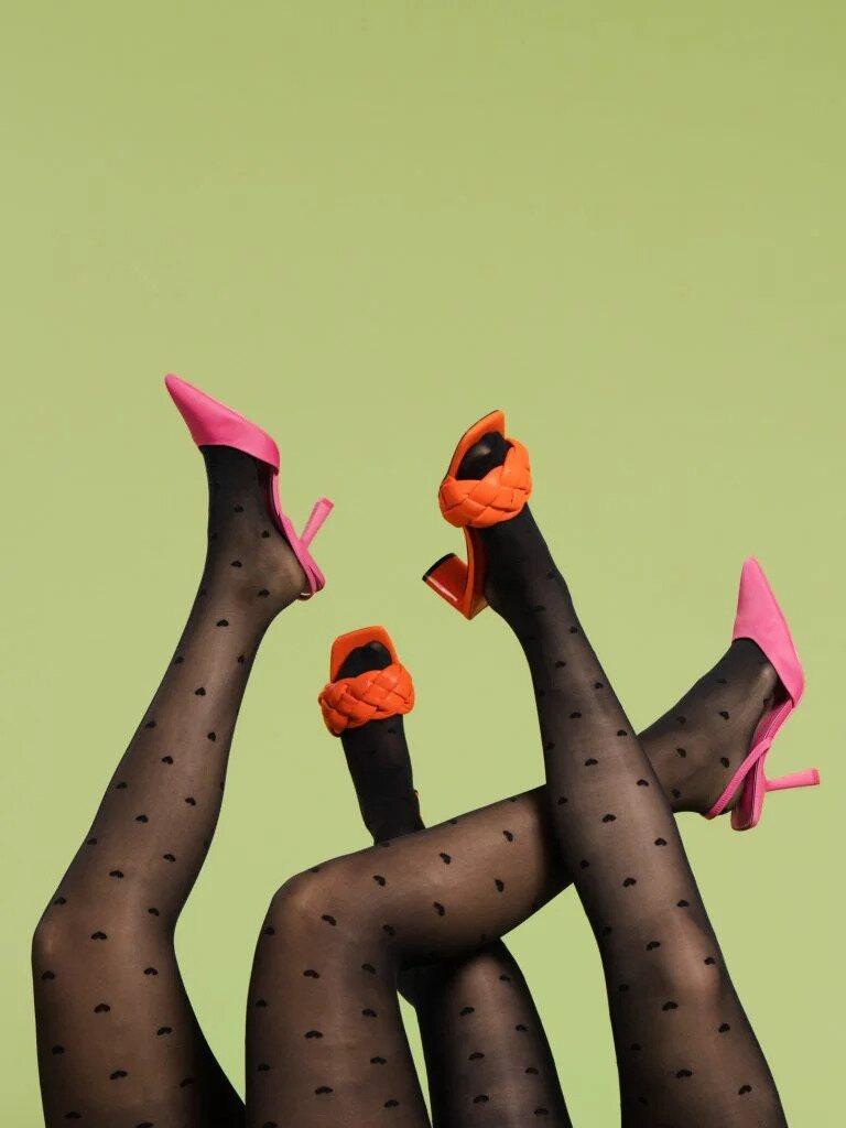 The 3D Pantyhose, 20den HEARTS (1pc pack)