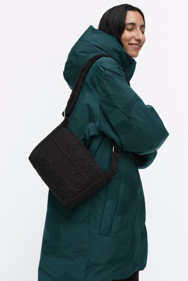 Knitted Mini Tote Pirate Shoulder Bag, Blue Red