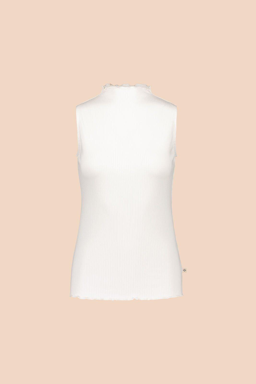 Rib Top, White