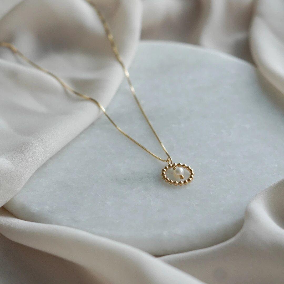 Bubbel PÄRLA necklace, Gold