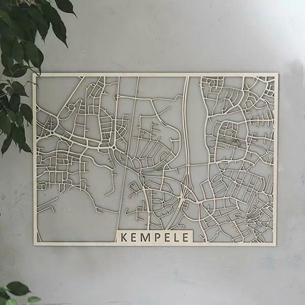 Kempele Kaupunkikartta (L 50 x 70 cm)