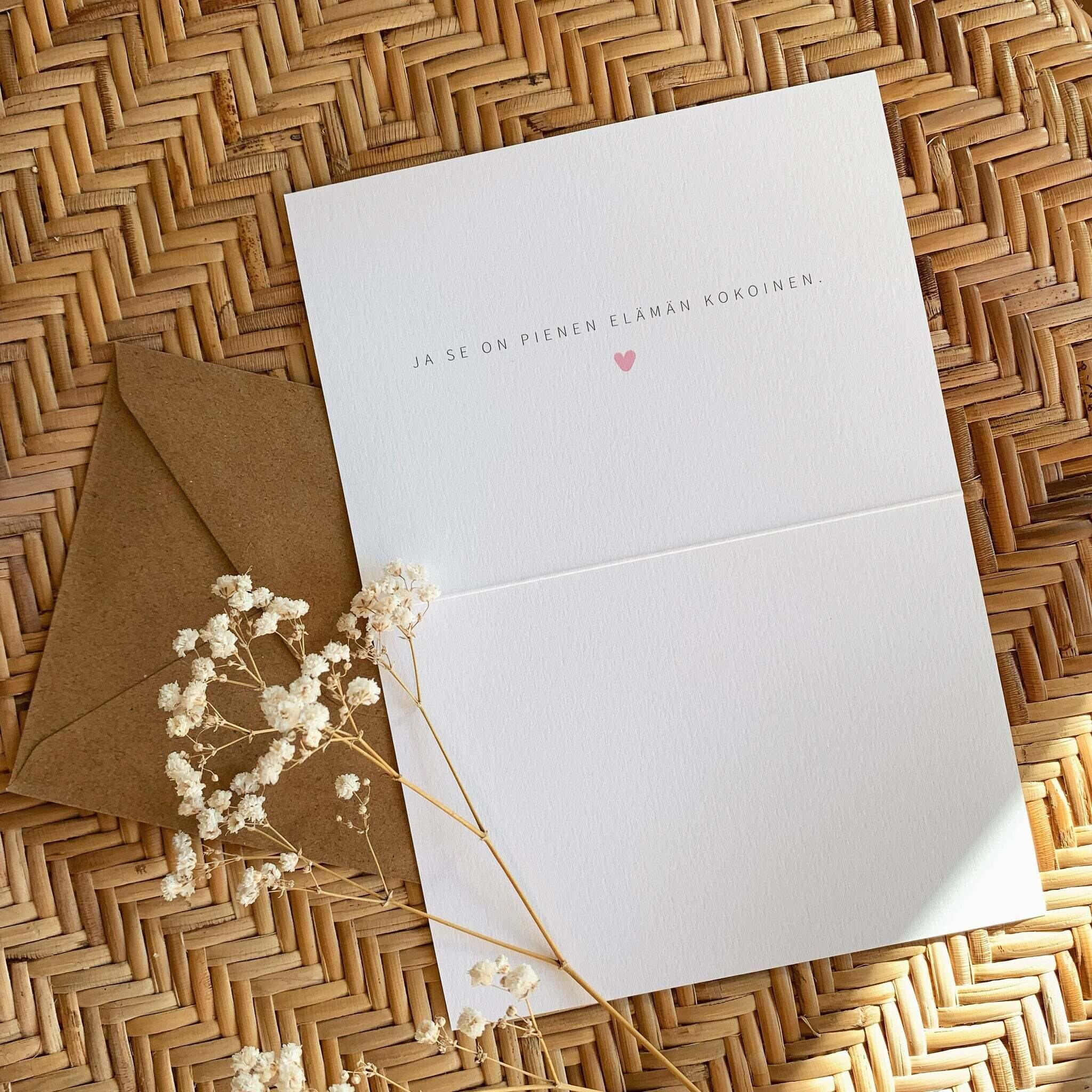 Salaisuus - kaksiosainen kortti