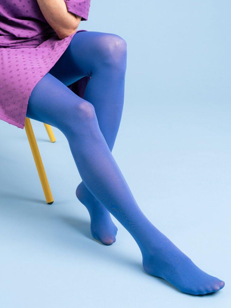 The 3D Pantyhose, 50den, Blue/Black (2kpl pakkaus)