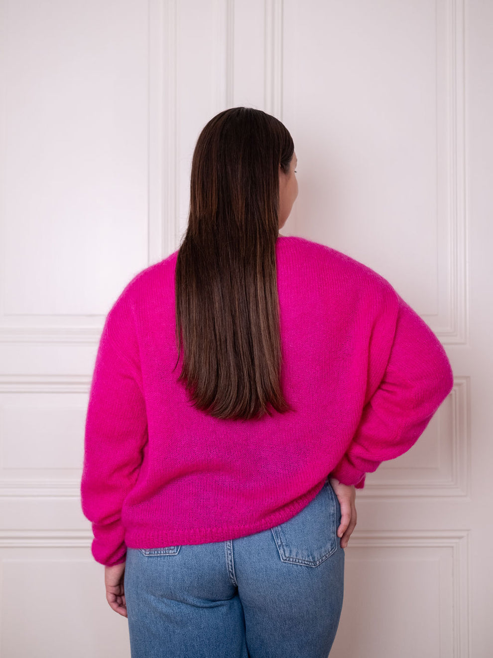 Cardigan O, Think Pink