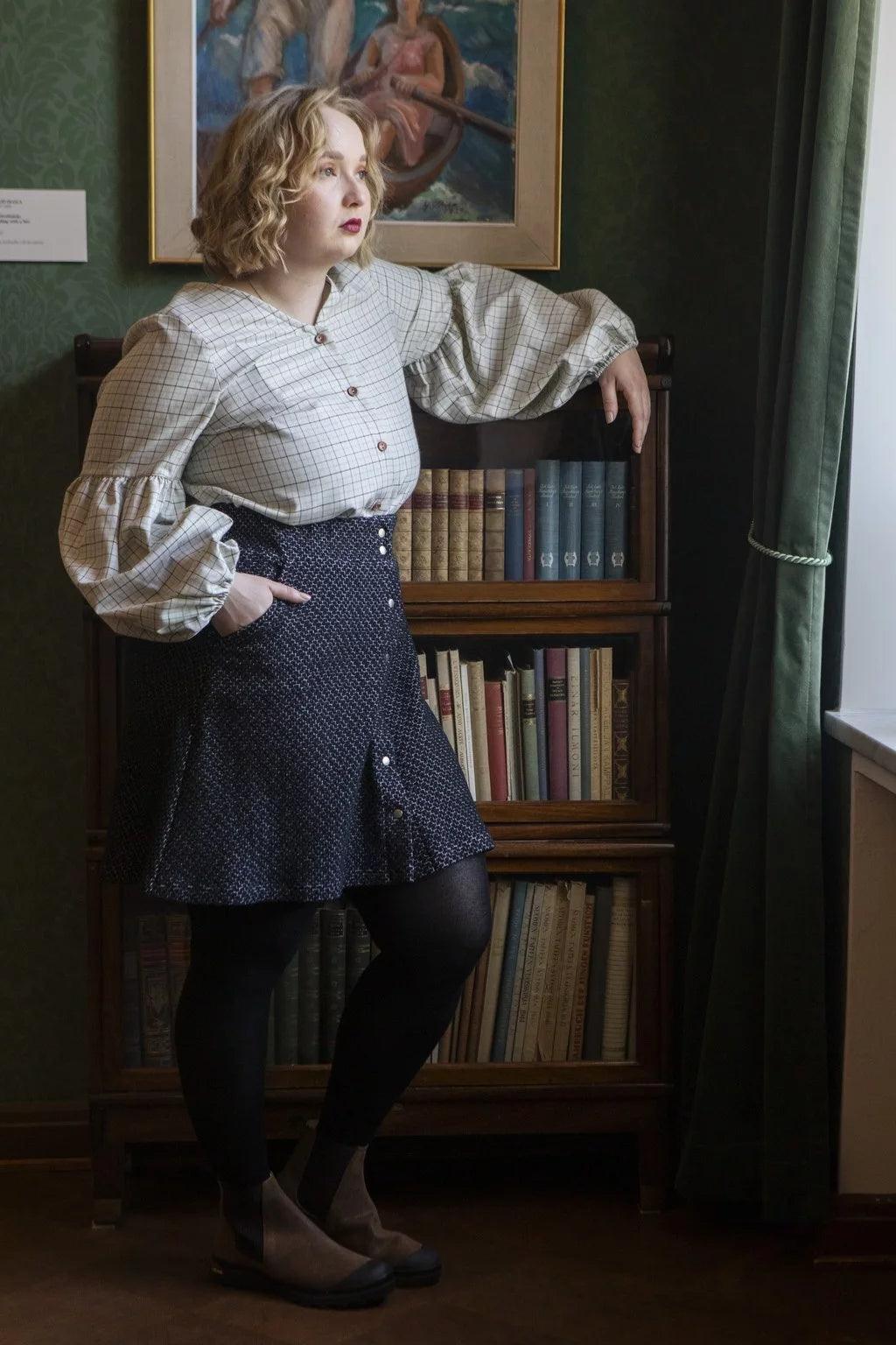 KORIA Nepparihame, Mustavalkoinen