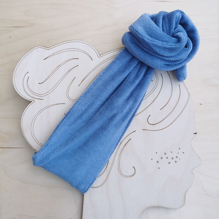 Moldable Turban Band, Velour