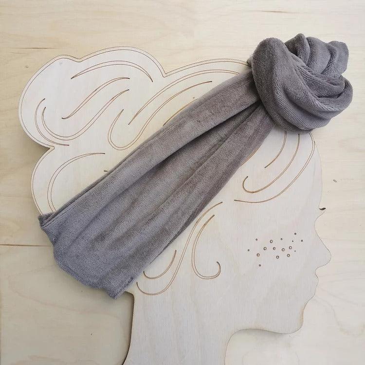 Moldable Turban Band, Velour
