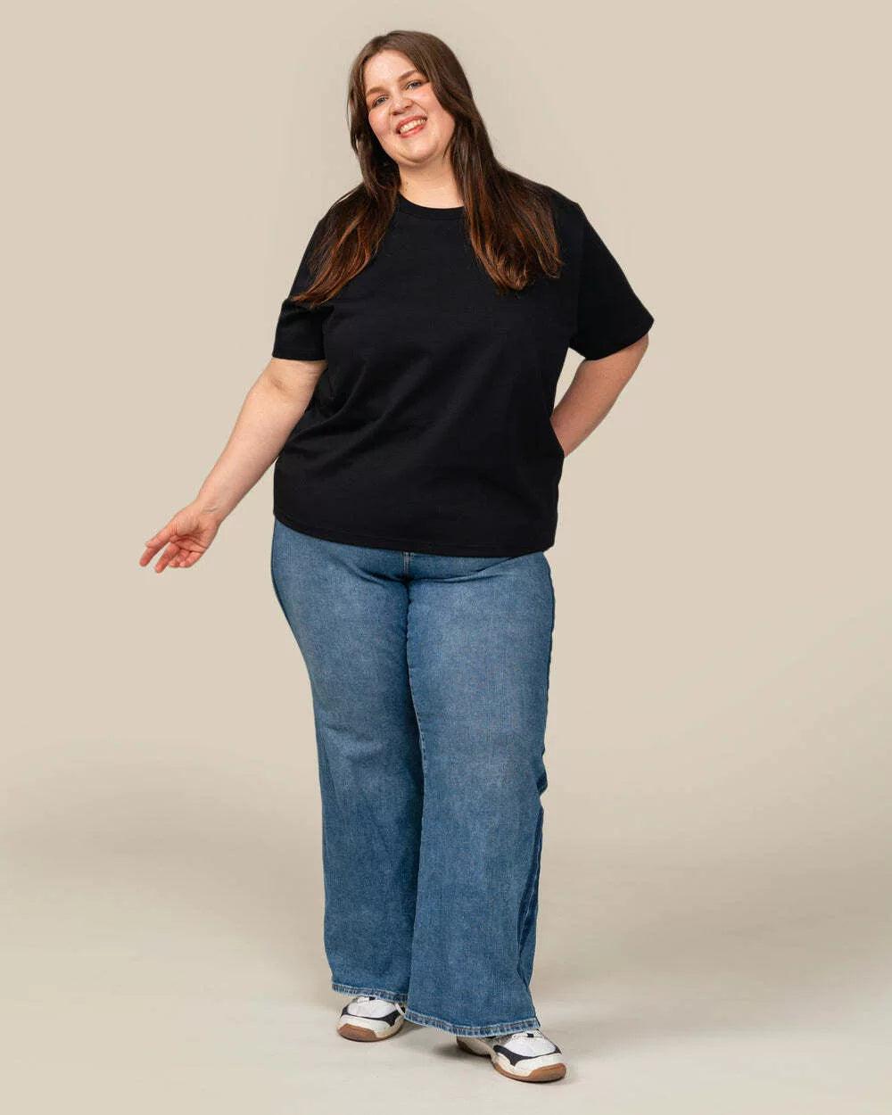 Casual T-shirt, black