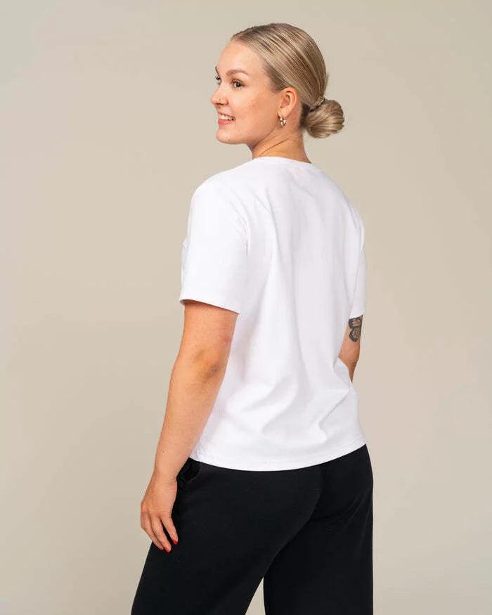 Casual T-shirt, White