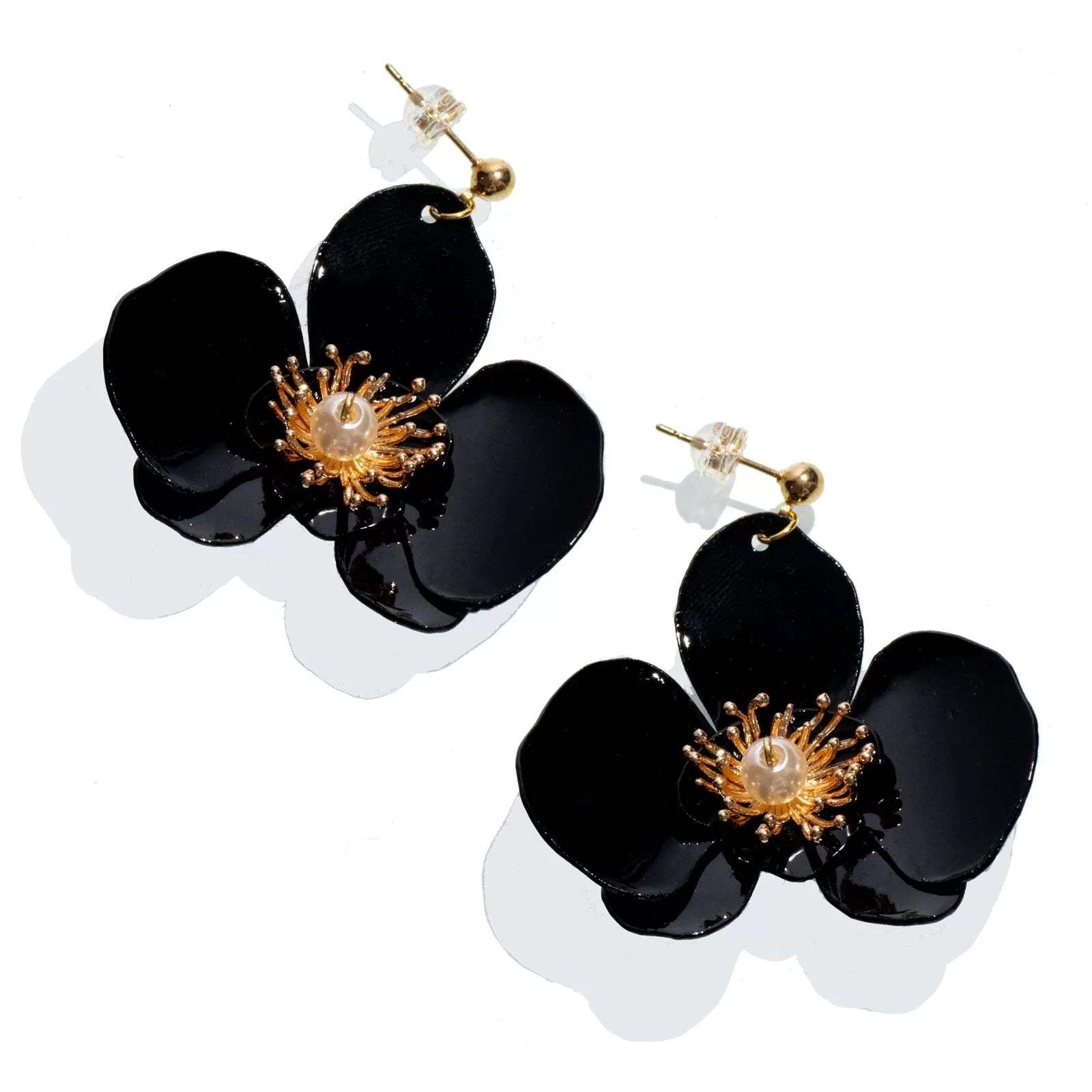 Butterfly Orchid Stud Earrings, S