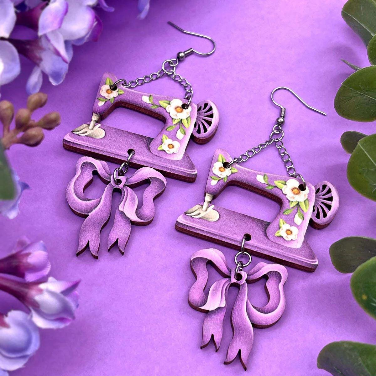 Sewing machine Earrings