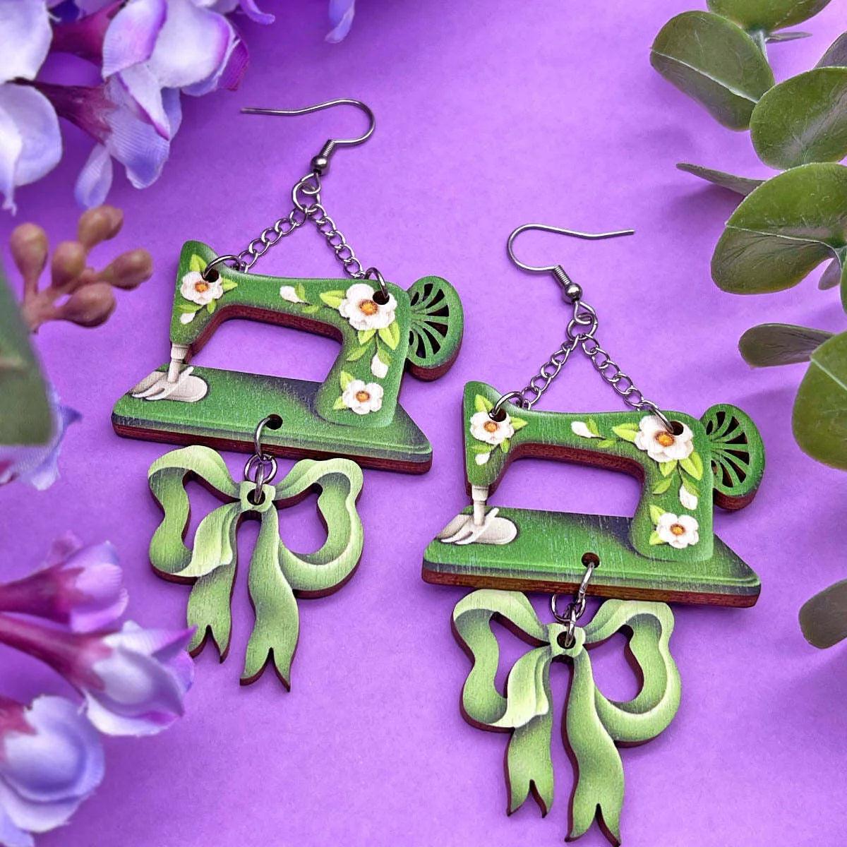 Sewing machine Earrings