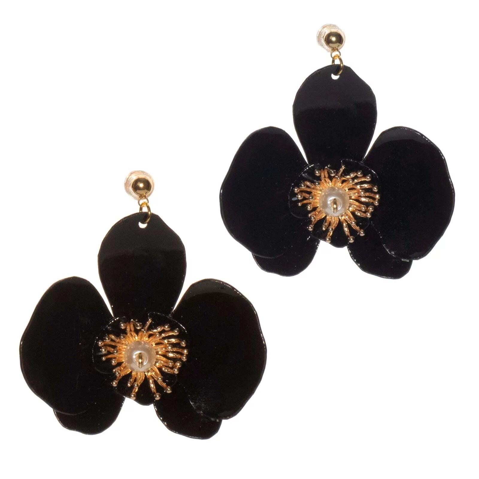 Butterfly Orchid Stud Earrings