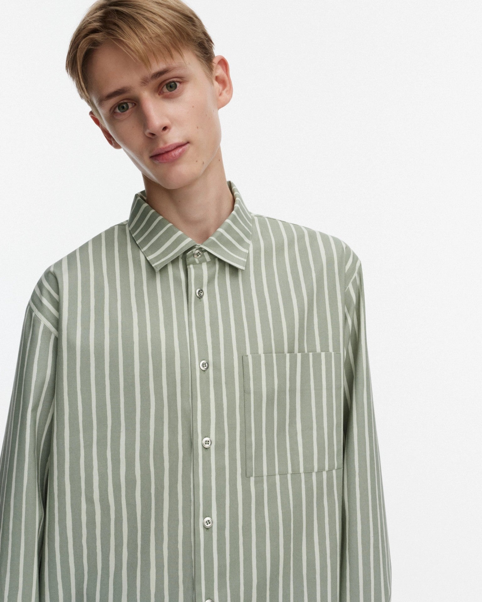 Jokapoika Kioski puuvillapaita, Vaaleanvihreä