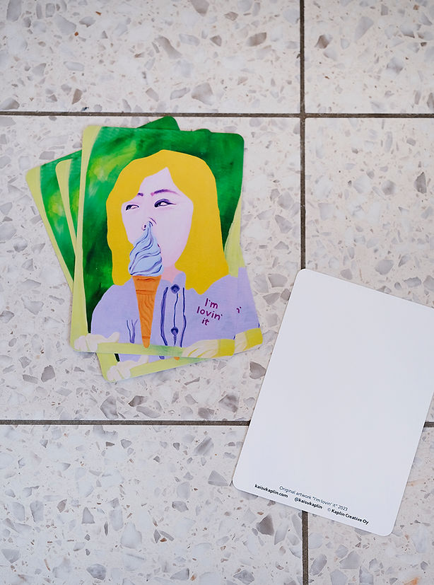 I'm lovin' it Postikortti