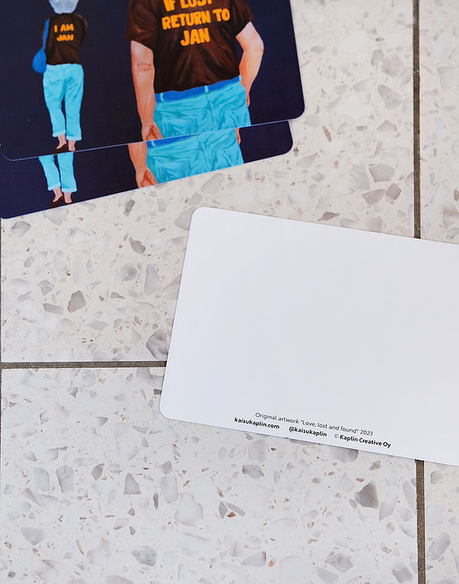 Love, lost and found Postikortti