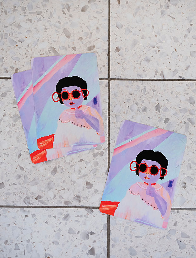 Good vibes only Postikortti