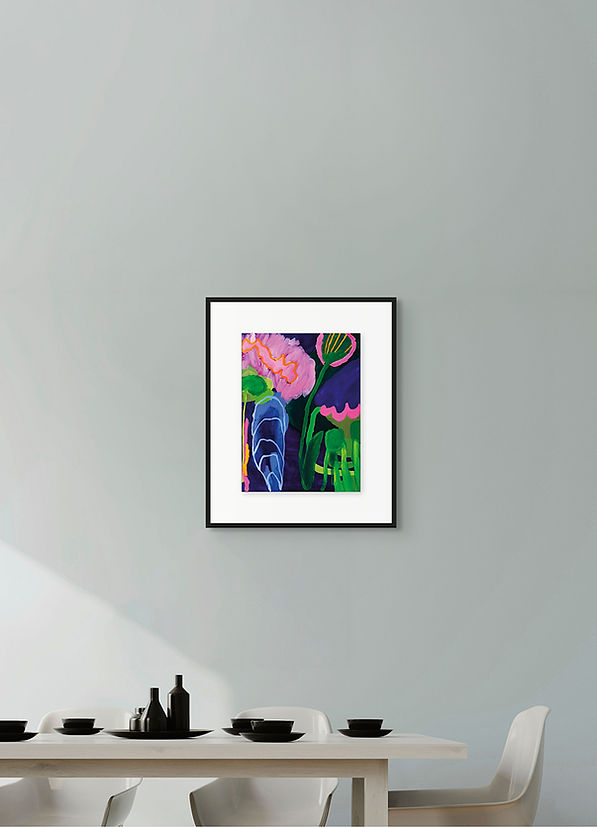 Seven flowers Taidejuliste
