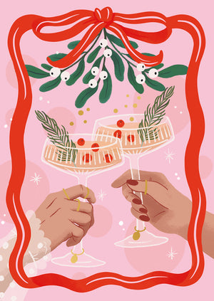 Joulukortti Kaisu Sandberg - Jouludrinkit