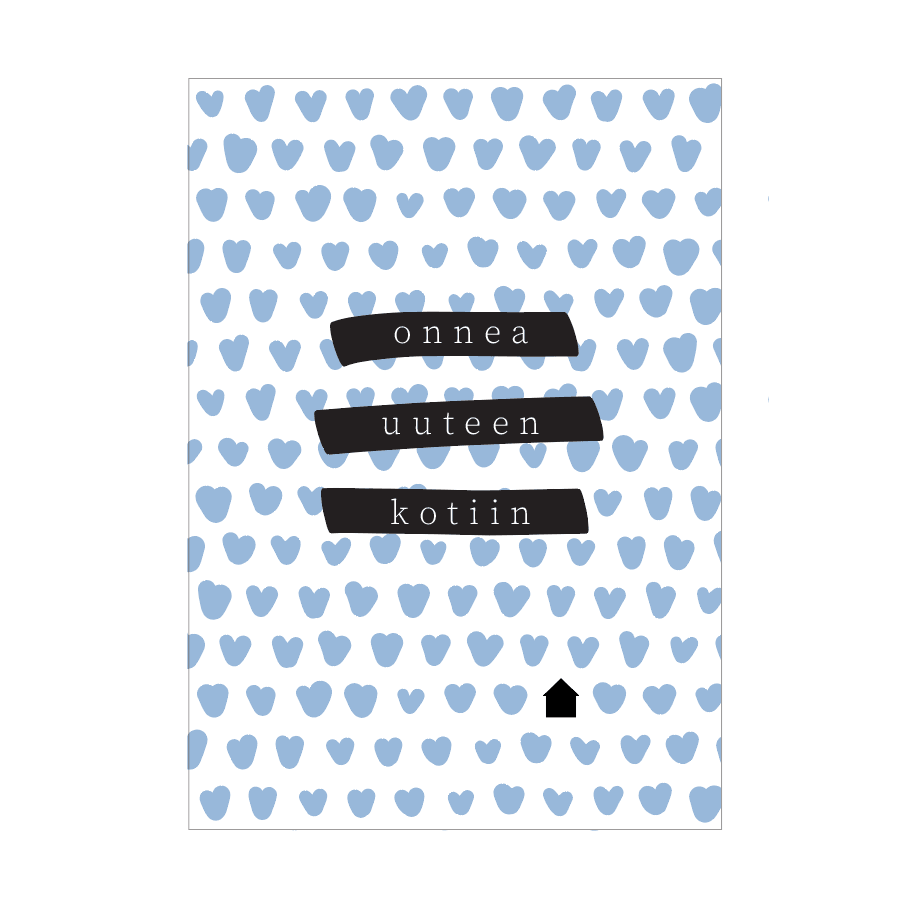 Onnea Uuteen Kotiin Postikortti