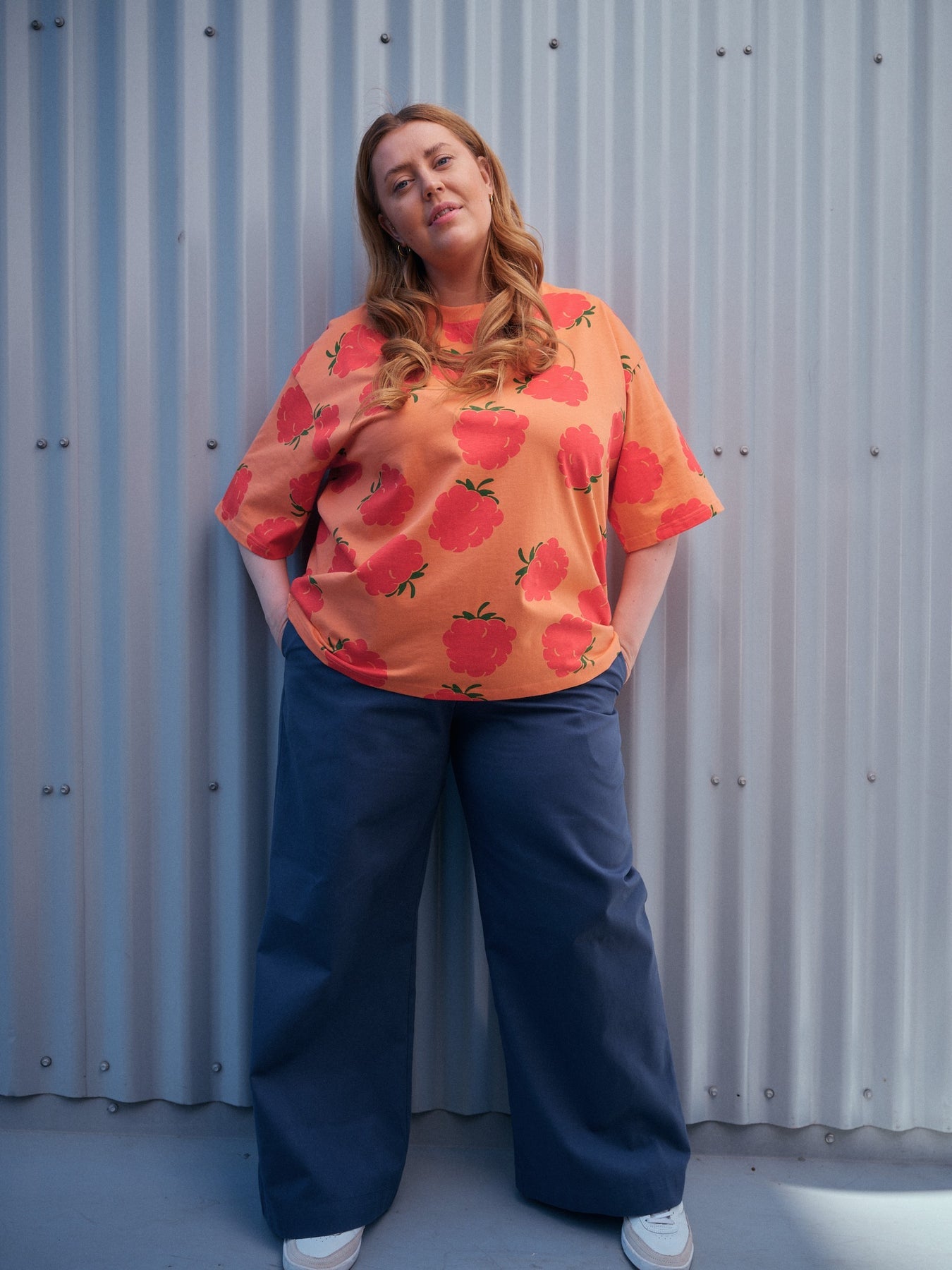 Rasberry oversize T-paita
